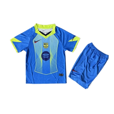 Camiseta Barcelona Special Nino 25-26 Azul