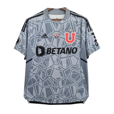 Camiseta Universidad de Chile Portero 2022 Gris Tailandia