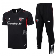 Chandal del Sao Paulo Manga Corta 23-24 Negro