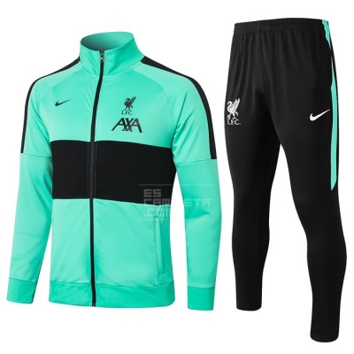 Chandal de Chaqueta del Liverpool Nino 20-21 Verde