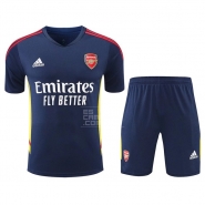 Chandal del Arsenal Manga Corta 2022-2023 Azul - Pantalon Corto