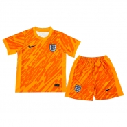 Camiseta Inglaterra Portero Nino 2024 Naranja Camiseta Inglaterra Portero Nino 2024 Naranja