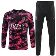 Chandal de Sudadera del Paris Saint-Germain 2022-23 Negro y Rosa Chandal de Sudadera del Paris Saint-Germain 2022-23 Negro y Rosa