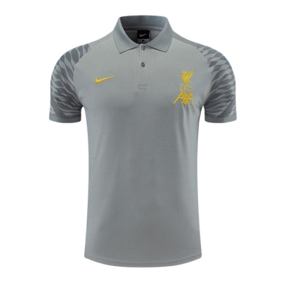 Camiseta Polo del Liverpool 22-23 Gris