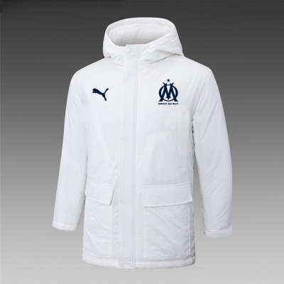 Chaqueta Invierno del Olympique Marsella 2024-25 Blanco