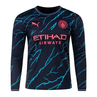Manga Larga 3ª Equipacion Camiseta Manchester City 23-24