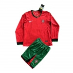 Camiseta Portugal 1ª Manga Larga Nino 2024 Camiseta Portugal 1ª Manga Larga Nino 2024