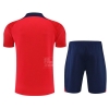 Chandal del Atletico Madrid Manga Corta 22-23 Rojo - Pantalon Corto