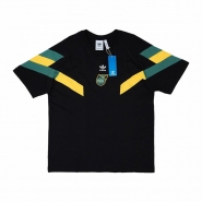 Camiseta Pre Partido del Jamaica 2024 Negro Camiseta Pre Partido del Jamaica 2024 Negro