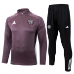 Chandal de Sudadera del Manchester United Nino 25-26 Purpura Chandal de Sudadera del Manchester United Nino 25-26 Purpura