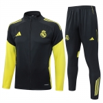 Chandal de Chaqueta del Real Madrid Nino 25-26 Gris Amarillo Chandal de Chaqueta del Real Madrid Nino 25-26 Gris Amarillo