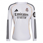 Manga Larga 1a Equipacion Camiseta Real Madrid 25-26