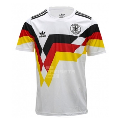 1ª Equipación Camiseta Alemania Retro 1990 Tailandia
