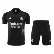 Chandal del Real Madrid Manga Corta 23-24 Negro - Pantalon Corto