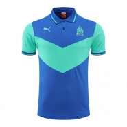 Camiseta Polo del Olympique Marsella 22-23 Azul y Verde