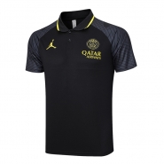 Camiseta Polo del Paris Saint-Germain Jordan 23-24 Negro