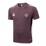 Camiseta de Entrenamiento Manchester United 25-26 Marron Camiseta de Entrenamiento Manchester United 25-26 Marron