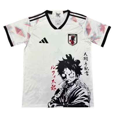Camiseta Japon Anime Luffy 24-25 Blanco