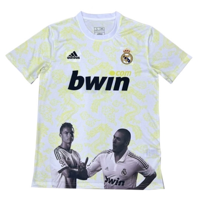 Camiseta Real Madrid Special 2025-26 Tailandia Blanco Amarillo