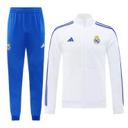Chandal de Chaqueta del Real Madrid 24-25 Blanco Chandal de Chaqueta del Real Madrid 24-25 Blanco