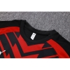 Chandal del AC Milan Manga Corta 23-24 Rojo y Negro