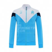 Chaqueta del Olympique Marsella 20/21 Azul y Blanco Chaqueta del Olympique Marsella 20/21 Azul y Blanco