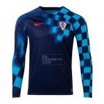 Manga Larga 2ª Equipacion Camiseta Croacia 2022