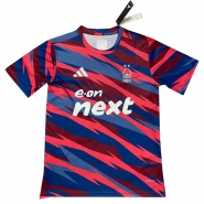 Camiseta Pre Partido del Nottingham Forest 2024 Rojo Azul Camiseta Pre Partido del Nottingham Forest 2024 Rojo Azul