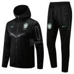 Chandal con Capucha del Brasil 22-23 Negro Chandal con Capucha del Brasil 22-23 Negro