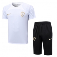 Chandal del Corinthians Manga Corta 23-24 Blanco - Pantalon Corto