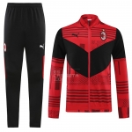 Chandal de Chaqueta del AC Milan 22-23 Rojo Chandal de Chaqueta del AC Milan 22-23 Rojo