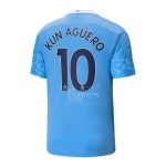 1ª Equipacion Camiseta Manchester City Jugador Kun Aguero 20-21