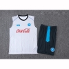 Chandal del Napoli Sin Mangas 25-26 Blanco