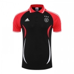 Camiseta Polo del Ajax 22-23 Negro y Rojo