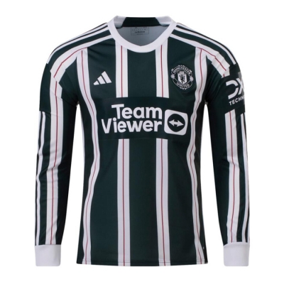 Manga Larga 2ª Equipacion Camiseta Manchester United 23-24