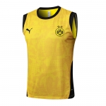 Camiseta de Entrenamiento Borussia Dortmund Sin Mangas 25-26 Amarillo