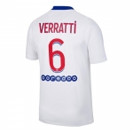 2ª Equipacion Camiseta Paris Saint-Germain Jugador Verratti 20-21