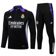 Chandal de Sudadera del Real Madrid 2024-25 Negro Chandal de Sudadera del Real Madrid 2024-25 Negro