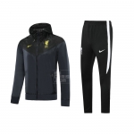 Chandal con Capucha del Liverpool 20-21 Negro Chandal con Capucha del Liverpool 20-21 Negro