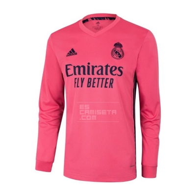 Manga Larga 2ª Equipacion Camiseta Real Madrid 2020 Tailandia20-21