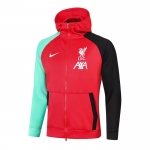 Chaqueta con Capucha del Liverpool 20-21 Rojo Chaqueta con Capucha del Liverpool 20-21 Rojo