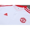 Camiseta Polo del Manchester United 22-23 Blanco
