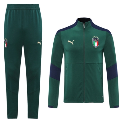 Chandal de Chaqueta del Italia 20-21 Verde