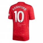 1ª Equipacion Camiseta Manchester United Jugador Rashford 20-21