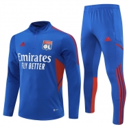 Chandal de Sudadera del Lyon 2022-23 Azul