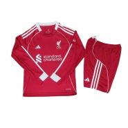 Manga Larga 1ª Equipacion Camiseta Liverpool Nino 25-26 Manga Larga 1ª Equipacion Camiseta Liverpool Nino 25-26