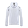 Chaqueta con Capucha del Napoli 23-24 Blanco