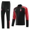 Chandal de Chaqueta del AC Milan 2020-21 Negro y Rojo
