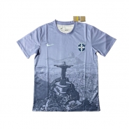 Camiseta Brasil Jesus 2025-26 Tailandia Gris