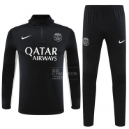 Chandal de Sudadera del Paris Saint-Germain Nino 23-24 Negro Chandal de Sudadera del Paris Saint-Germain Nino 23-24 Negro
